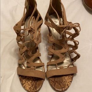 ANA Strappy Heels Sz 8